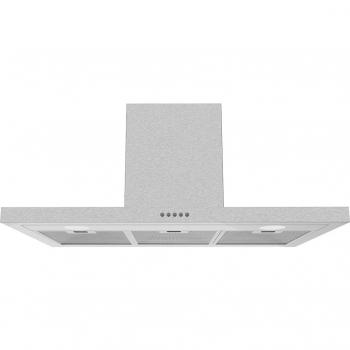 Midea MH90B3250X-ES Campana Extractora Decorativa 90cm, Acero Inoxidable, 3 Niveles de Potencia, Clase Energética B