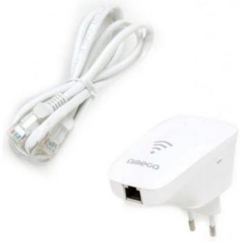 Omega OWLR325W Repetidor WiFi 300N 2x2dBi Blanco