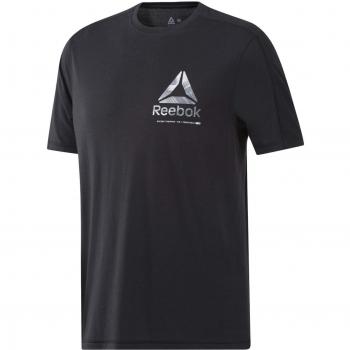 Reebok Ost Speedwick Graphic tee Camiseta, Hombre, Negro, M