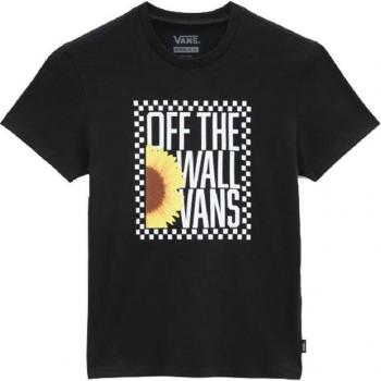 Camiseta Vans Junior Negra con Corte Clásico y Logo Estampado en Talla Infantil