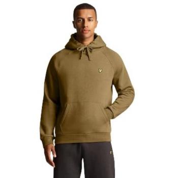 Lyle & Scott Olive Marl Raglan Hoodie