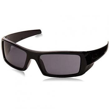 Oakley OO9014 03-471 Polished Black Gascan Wrap Sunglasses Golf, Cycling, Running, Fishing, Lens Category 2