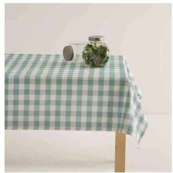 Mantel Antimanchas Vichy Agua