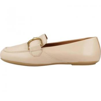 Mocasines Mujer Geox D Palmaria Beige, con diseño elegante, suela de goma antideslizante, plantilla acolchada para mayor confort y material transpirable