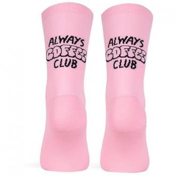 Calcetines Pacific & Co Coffee Club Rosa 42/45 unisex tricotado para running