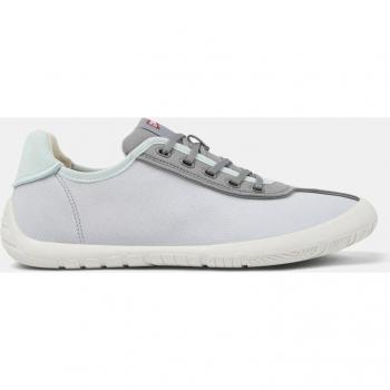 CAMPER Peu Path Sneakers for Men - Grey/Beige/Blue, Size 39, Cotton Fabric