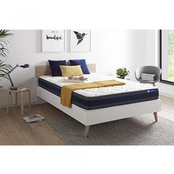 Colchón Matrimonial Actilatex Morpho 140x190cm - 24 cm de Espesor - Láttex y Memory Foam - Equilibrado con 5 Zonas de Confort