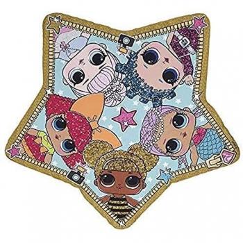 Cerdá LOL Toalla infantil estrella playa piscina para niñas, Multicolor, 115 X 110 CM