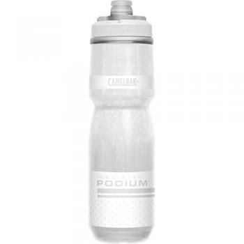 Camelbak Bidón Podium Chill 710ml, bidón de ciclismo, capacidad de 710 ml (24 oz), material reflectante, diseño ergonómico para fácil agarre, tapa a prueba de fugas, compatible con portab