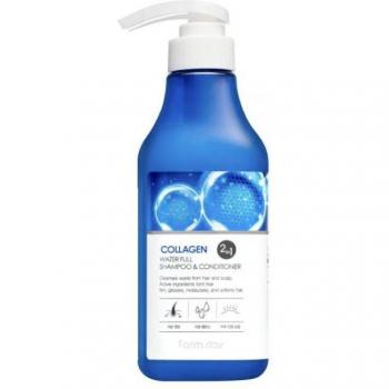 FARM STAY Collagen Water Full Shampoo & Conditioner 530ml (3 Options)