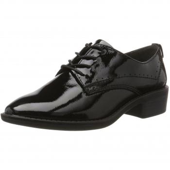 Softline 23360, Derby para Mujer, Negro