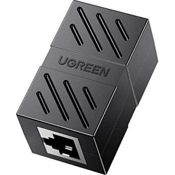 UGREEN Adaptador RJ45 Hembra a Hembra, Conector RJ45 Hembra Hembra RJ45 Acoplador para Gigabit Ethernet 1000Mbps Cable de Red Cat 7 Cat 6 Cat 5, 1 Unidad