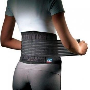 MWS Volver Spine Elastic Band Tutor del corsé Ajustable con Listones de Espalda Baja Dolor ciático