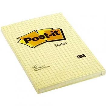 Post-It 709981 - Bloc de notas, 100 hojas, 102 x 152 mm, color amarillo