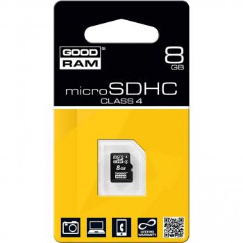 Goodram MICRO SD C4 - Tarjeta de memoria micro SDHC de 8 GB