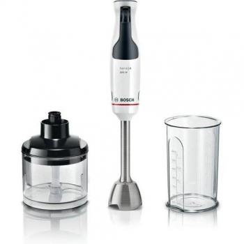 Batidora de Mano Bosch MSM4W220 ErgoMaster 600 W con Accesorios, BPA libre, Color Blanco y Gris