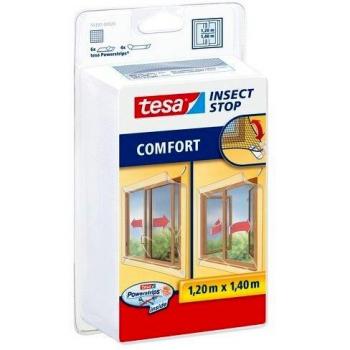 tesa 55187-00020-00 55187-00020-00-Malla Anti-Insectos Ventanas corred. Blanca 1,2mx1,4m, Not_applicable