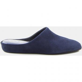 Zapatillas de casa abiertas de mujer en ante con cuña Kosma