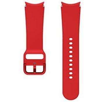 Correa Deportiva Samsung Ridge 20mm para Galaxy Watch 4 y 5, S/M, Silicona, Rojo