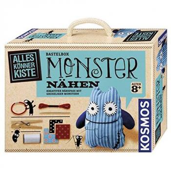 Set de Costura Creativo Todo en Uno - Monstruos, Manualidades para Niños a Partir de 8 Años, Incluye Materiales para Crear y Cocer Monstruos