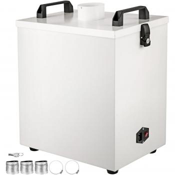 Extractor de humo de aire puro Vevor 80W, purificador de aire con capacidad de 180m3/h, volumen de aire 220V, tamaño 37 x 25 x 40 cm
