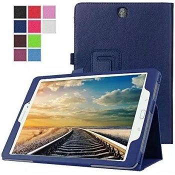 Galaxy Tab A 9.7 Funda, FEING Timeless Style Funda Carcasa con Soporte y Automentación Despierda o Dormida para Samsung Galaxy Tab A 9.7 SM-T550/T551/T555 - Azul Oscuro