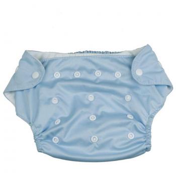 La vogue Pañal Para Bebé/Cubrepañal/Braga De Niños De Tela Lavables Reutilizables Azul