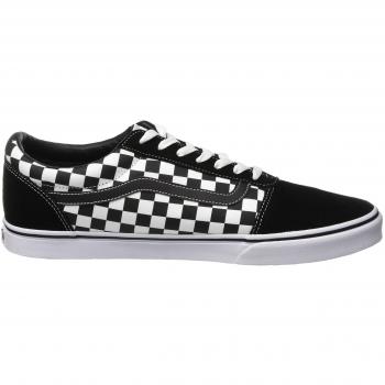 Vans Men's Ward Checkered Trainers (Black/White) - Size: M9.5