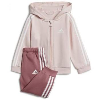 Chándal adidas Essentials con Capucha y Cremallera Completa para Bebé Rosa 6-9 Meses