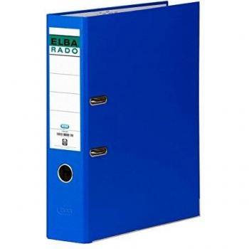 Elba Rado Chic - Archivador palanca en PVC, A4, color azul oscuro