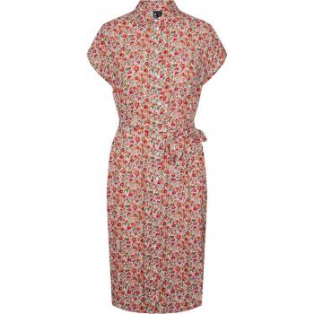 Pieces Nya Women's Short Sleeve Shirt Dress