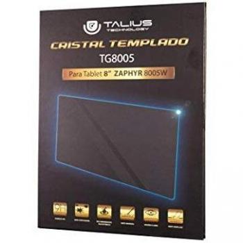 TALIUS protector cristal templadoTG8005 8 Zaphyr 8005W / 8004w, Negro