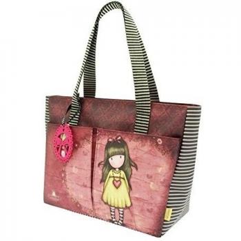 Santoro Gorjuss bolso del comprador con los bolsillos - sentida