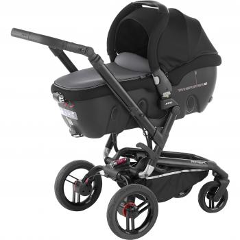 Jane  - Coche de paseo trío jané rider + strata + transporter 2 negro/gris