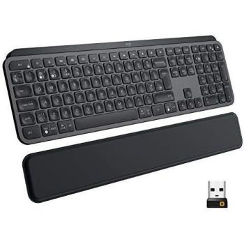 Logitech MX Keys Advanced Wireless Illuminated Keyboard QWERTY UK English Black