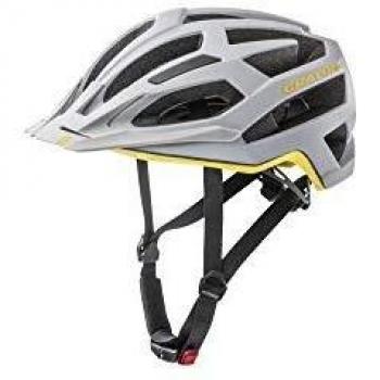 Cratoni Casco de Bici, Unisex Adulto, Grau/Gelb Matt, S/M