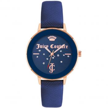 Juicy Couture Women's Watch JC1264RGNV (Ø 38 mm) - Transparent Pink/Blue