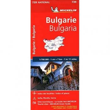 Mapa Nacional de Bulgaria Michelin 73