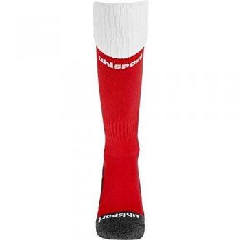 uhlsport Club Socks Calcetines De Fútbol, Hombre, Rojo/Blanco, 45-47