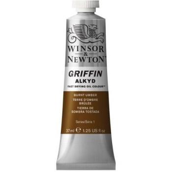 Winsor & Newton Griffin Alkyd - Tubo óleo de secado rápido, 37 ml, Tierra de Sombra Tostada
