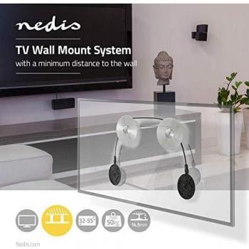 Soporte de TV para Colgar en Pared con Cable | Fijo | 3255 | 50 kg