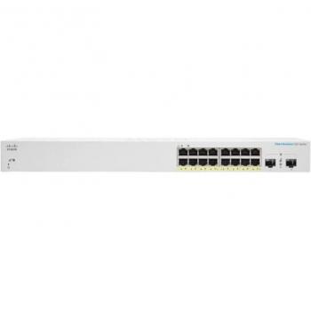 Cisco CBS220-16P-2G Switch Gestionado L2 Gigabit Ethernet con PoE y 2 Puertos SFP
