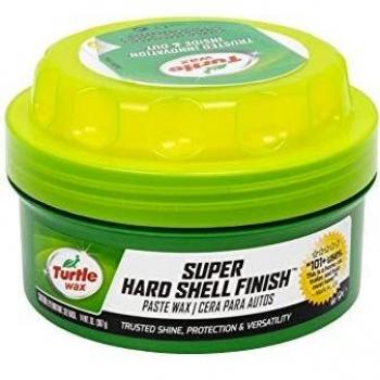 TURTLE WAX TW53190 Cera Super Hard Shell, Escudo Protector 12 Meses, Mejora Brillo y Protección, 397 g, Pasta