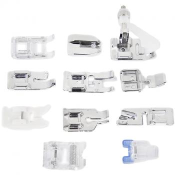 Un Set con 11 Piezas Prensatelas Accesorios para Máquina de coser