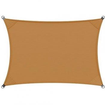 Toldo de Sombra Oxford Rectangular Arena 2x4m para Jardín, Balcón y Terraza