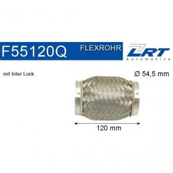 Tubo flexible LRT F55120Q para sistema de escape