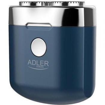 Afeitadora de viaje Adler AD 2937 - USB 2 cabezales recargable en color azul