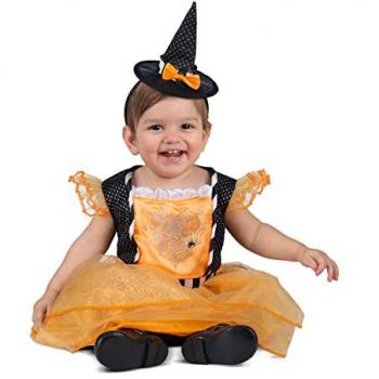 Disfraz Bruja De Cuento 24-36 M (Vestido y diadema con sombrero)