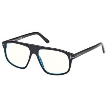 Tom Ford FT5901-B-N Stylish Black Optical Glasses for Men, Size 55 MM