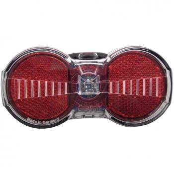 Luz trasera b&m Toplight Flat S E-Bike con luz de posición , 80mm